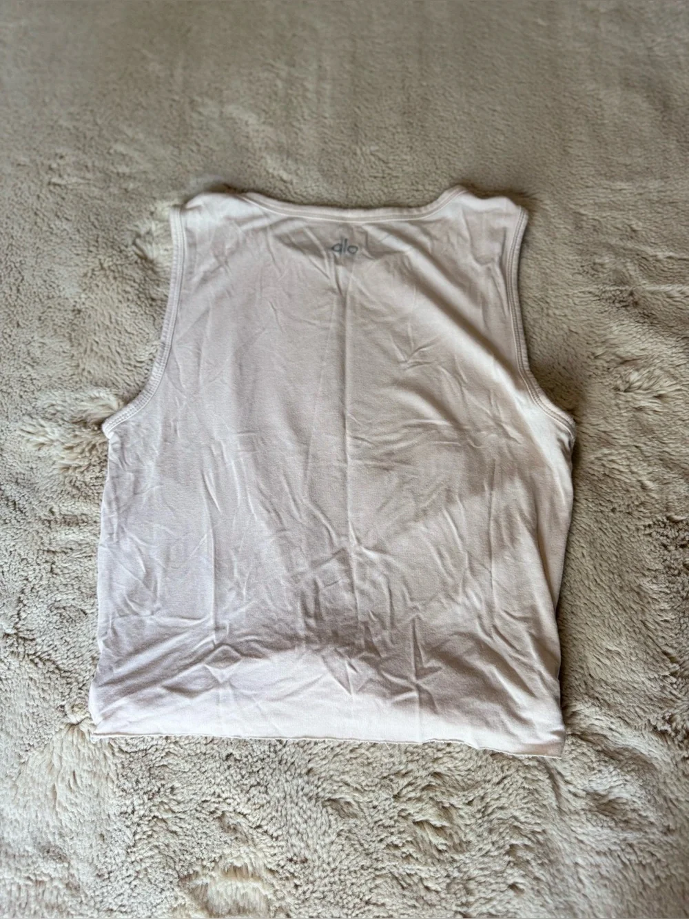 ALO cover tank with twist front size small